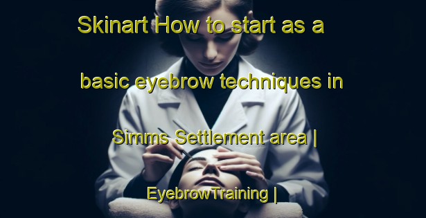 Skinart How to start as a basic eyebrow techniques in Simms Settlement area | EyebrowTraining | EyebrowClasses | SkinartTraining-Canada